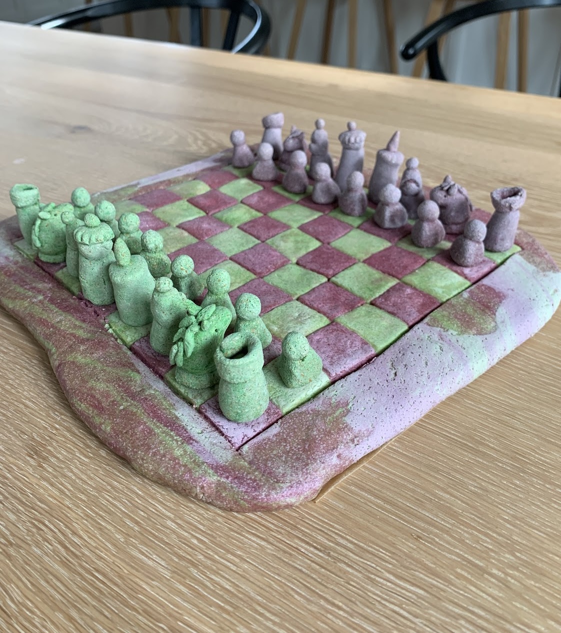 Salt Dough Chess Set